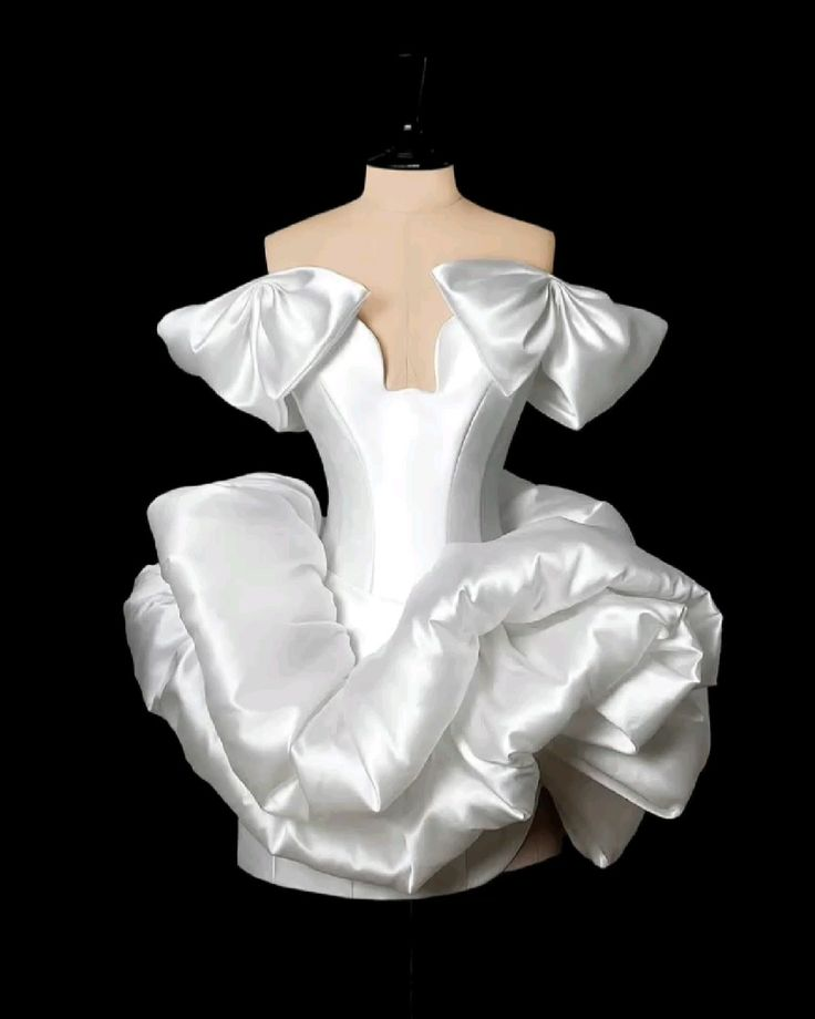 Classy White Off The Shoulder Satin Pleated Homecoming Dress Cocktail Dress Y8832