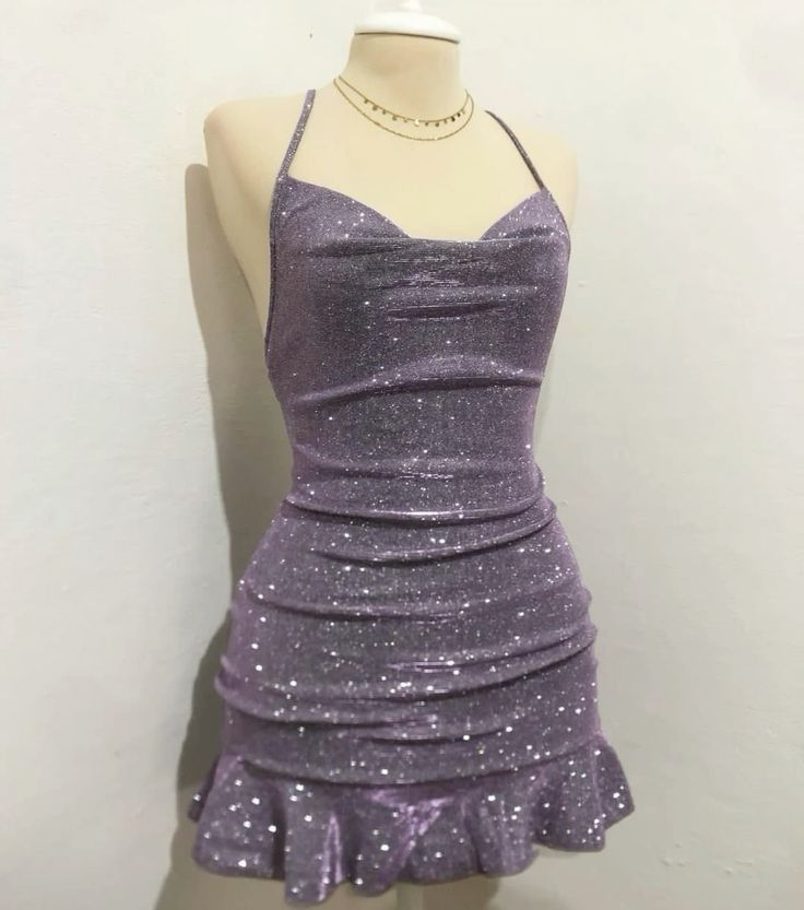 Simple Halter Lavender Satin Sheath Homecoming Dress Cocktail Dress Y8835