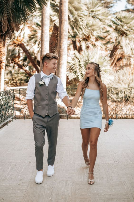 Sexy Blue Bodycon Dress,Blue Party Dress,Short Blue Homecoming Dress Y2043