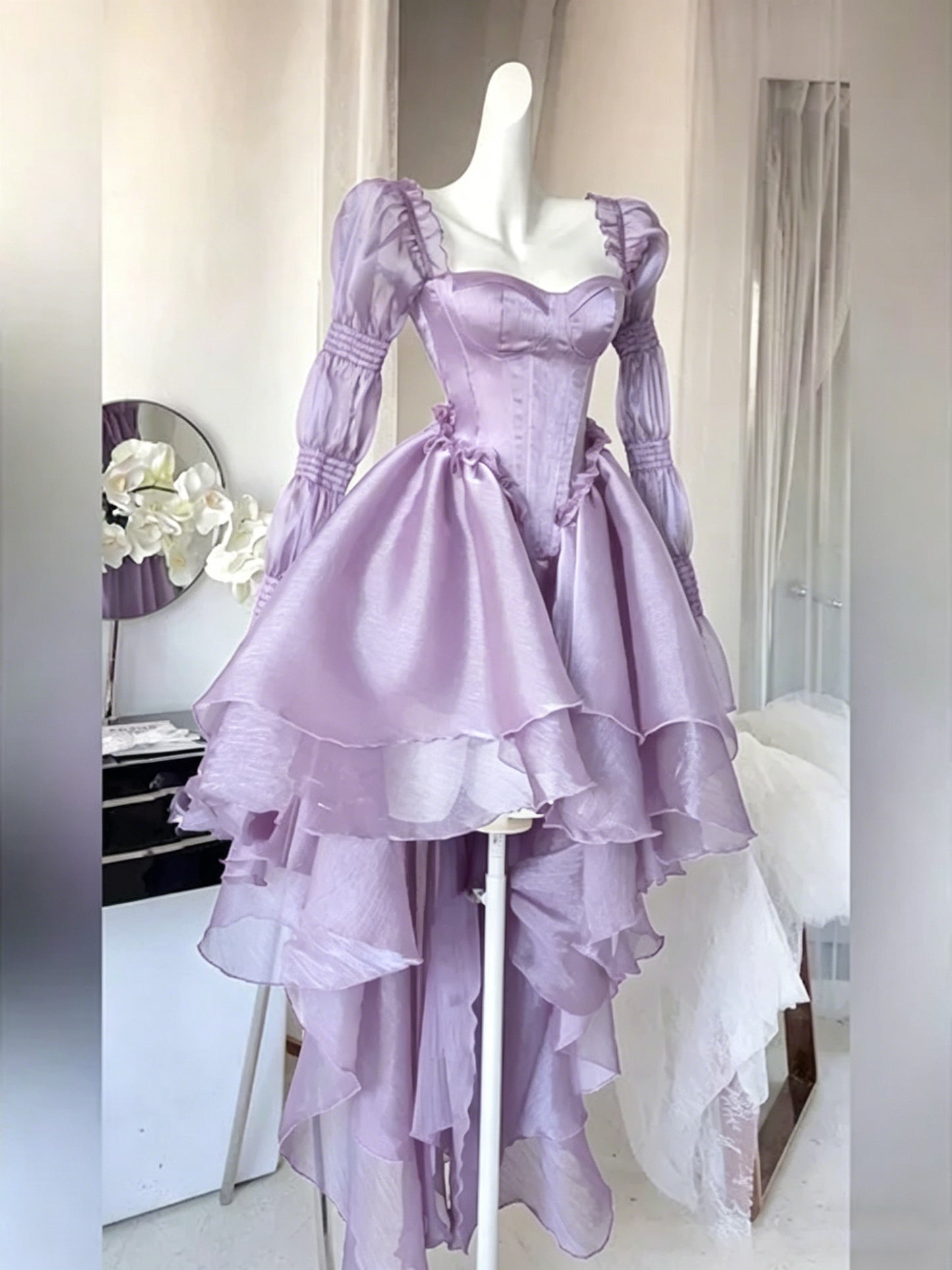 Spring Summer Vintage Style Off Shoulder Navy Blue Party Dress Women Elegant Princess Dress Y4808