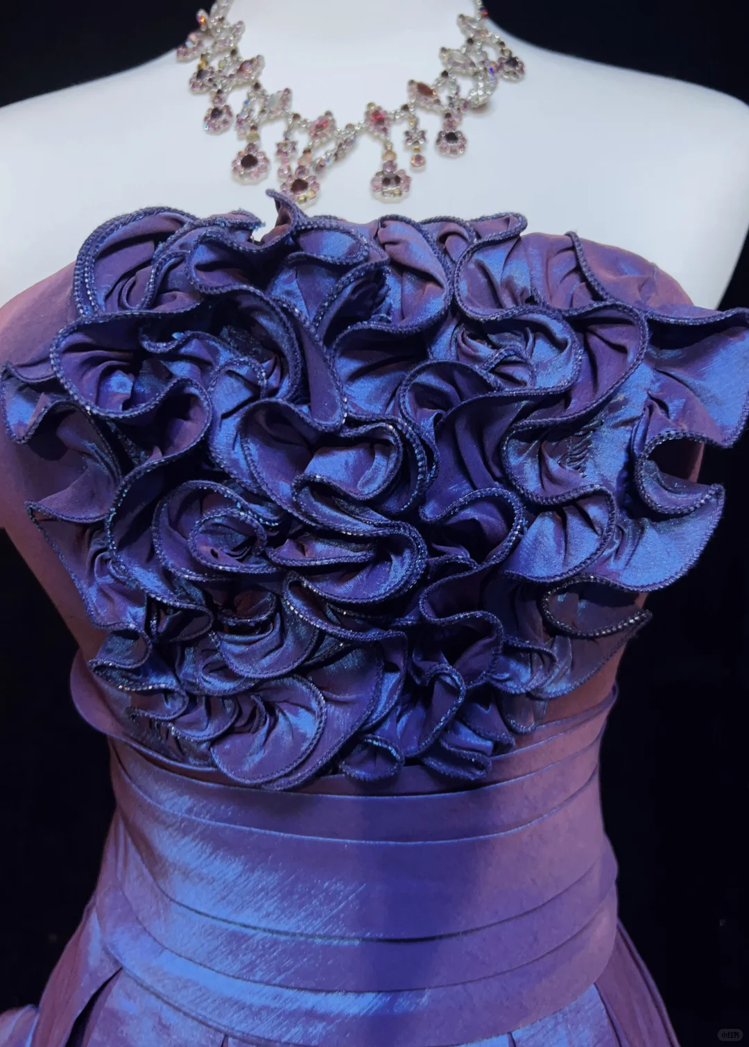 Cute Strapless Purple Satin Pleated A Line Short Graduation Homecoming Dress,Short Prom Gown SP2907