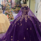 Stunning Purple Princess Quinceanera Dresses Ball Gown,Purple Sweet 16 Dress Y6560