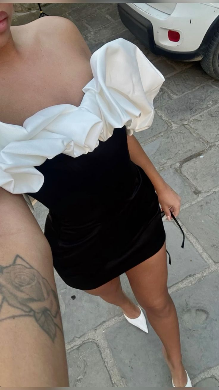 Classy Black Off The Shoulder Satin Sheath Short Homecoming Dress Cocktail Dress SP3986