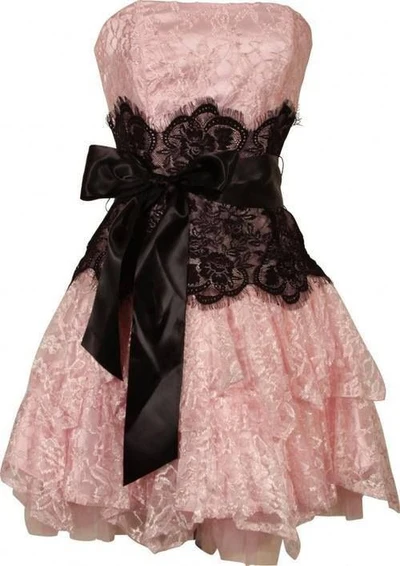 Charming Ivory Lace Short 7th Grade Homecoming Dress Strapless Short Birthday Dress SP3699
