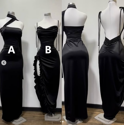 Black Sexy Sheath Prom Dress Evening Dress Y8270
