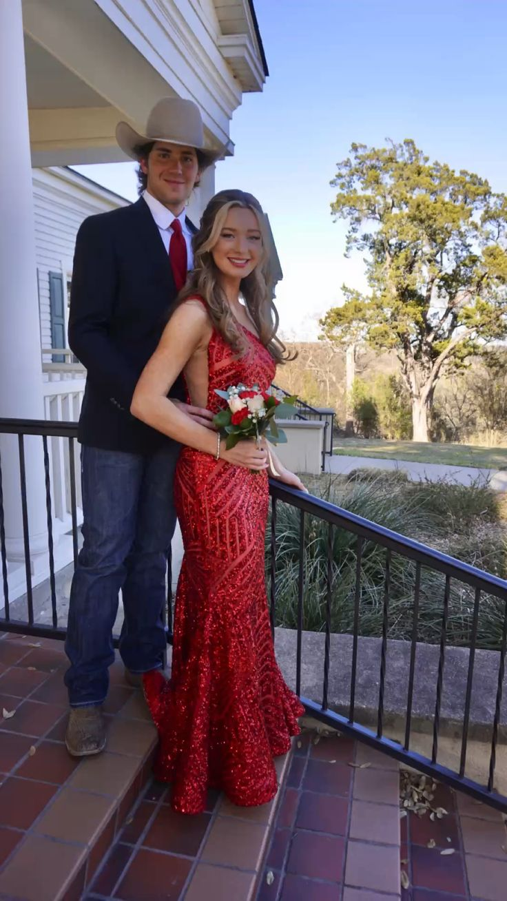 Sparkly One Shoulder Red Sequins Mermaid Prom Dress Y5196