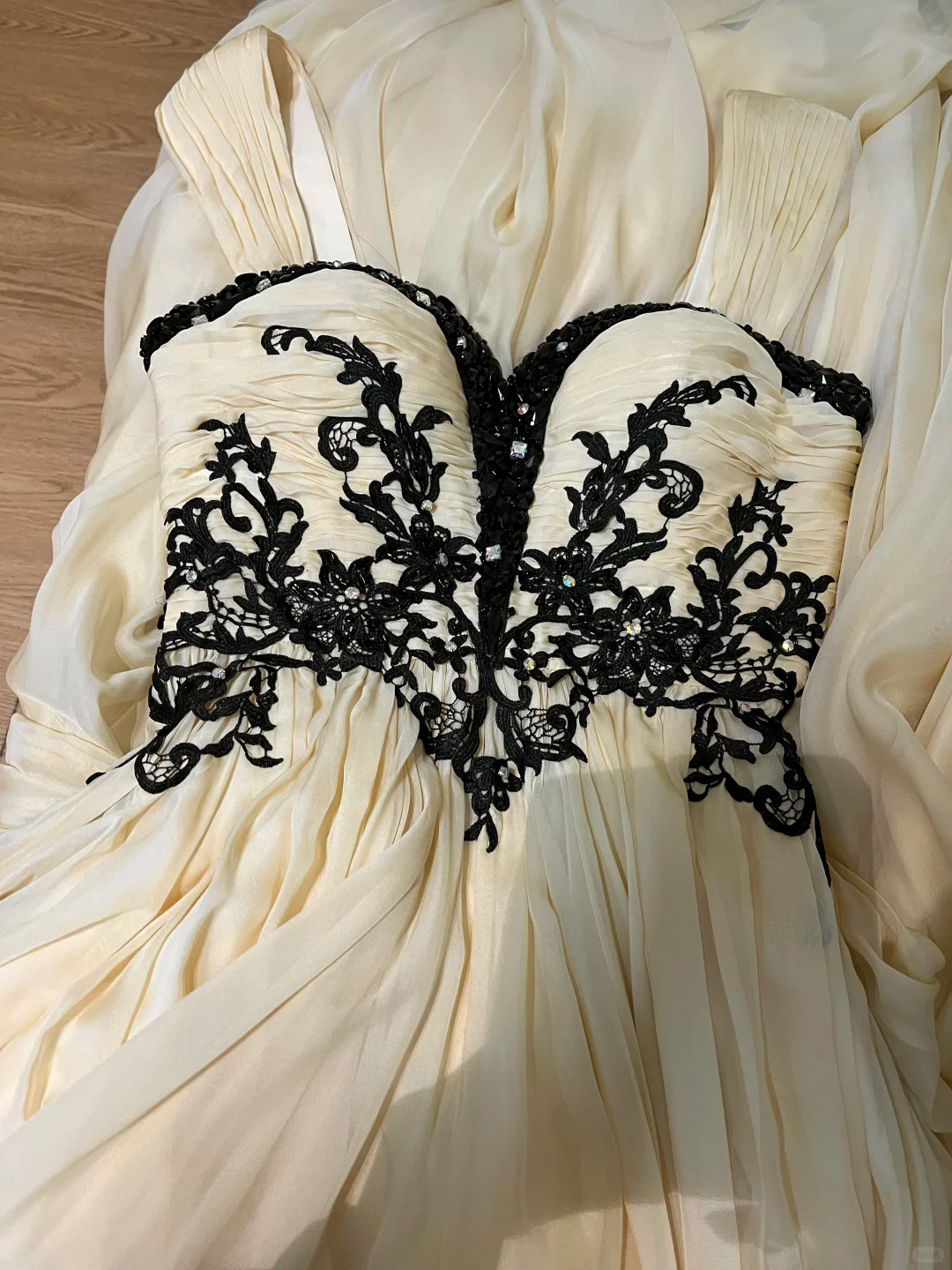 Classy Spaghetti Straps Chiffon Appliques Beaded Long Party Dress Birthday Prom Dress SP2151