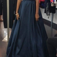 Classic A-Line V Neck Long Prom Dress,Graduation Dress For Teens Y6797