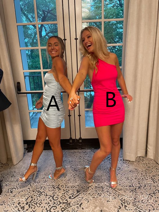 Lovely Pink Bodycon Dress ,Sexy Homecoming Dress Y2126