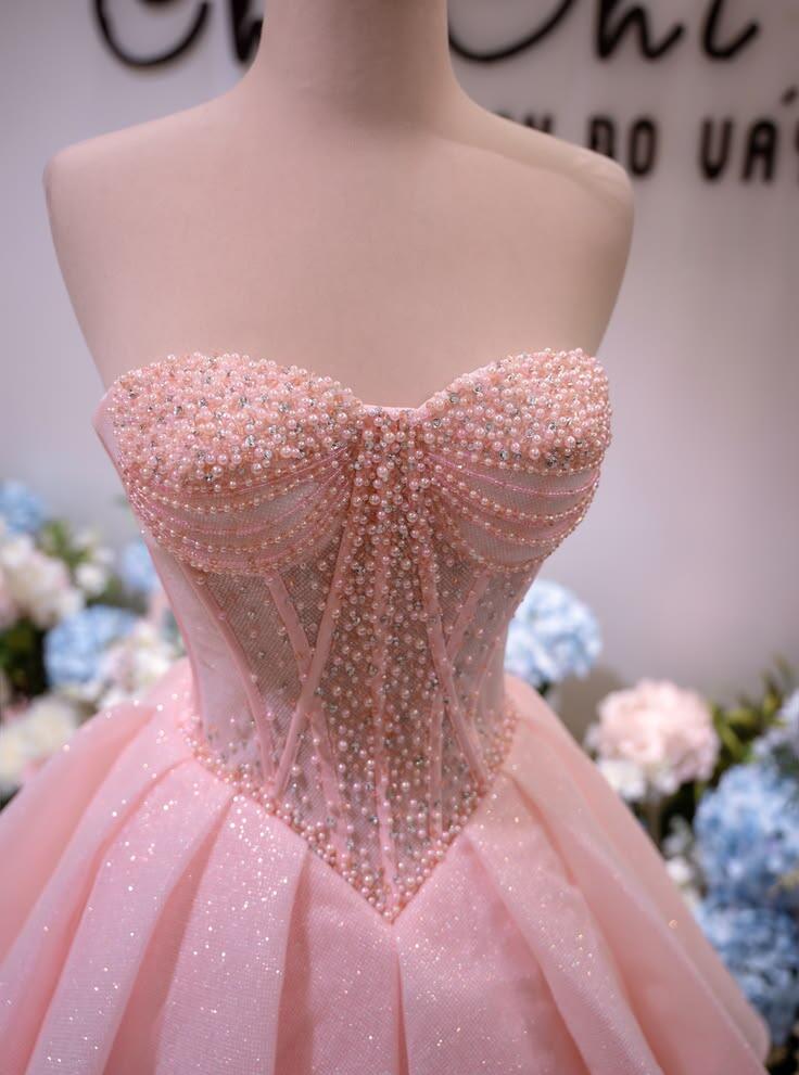 Glitter Pink Sweetheart Neck Tulle Beaded A Line Short Birthday Outfits Homecoming Dress With Bow SP3465