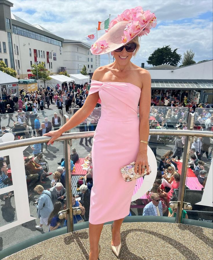 Pink Classy midi dress with open neckline,short pink prom dress Y2857