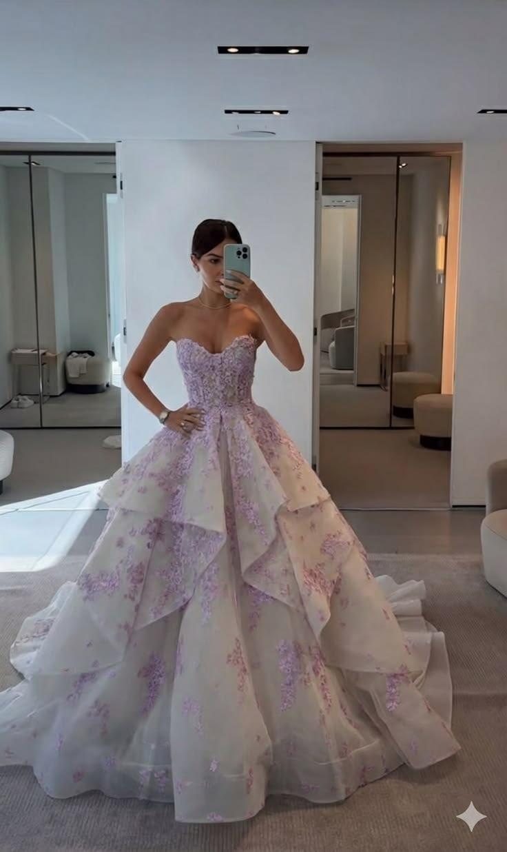 Pretty White Tulle Appliques Long Party Dress Sweetheart Neck Long Birthday Prom Dresses SP4032