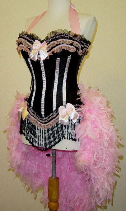 Pink Victorian Feather Short Cocktail Dress Sexy Birthday Outfits Y9022