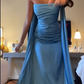 Elegant Blue Prom Dress,Chic Blue Evening Dress  Y7442