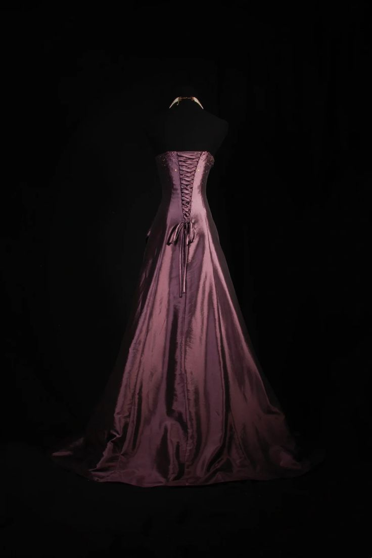 Retro Sweetheart Neck Dull Pink Satin Beaded Mermaid Long Birthday Dress Formal Evening Dress SP1728