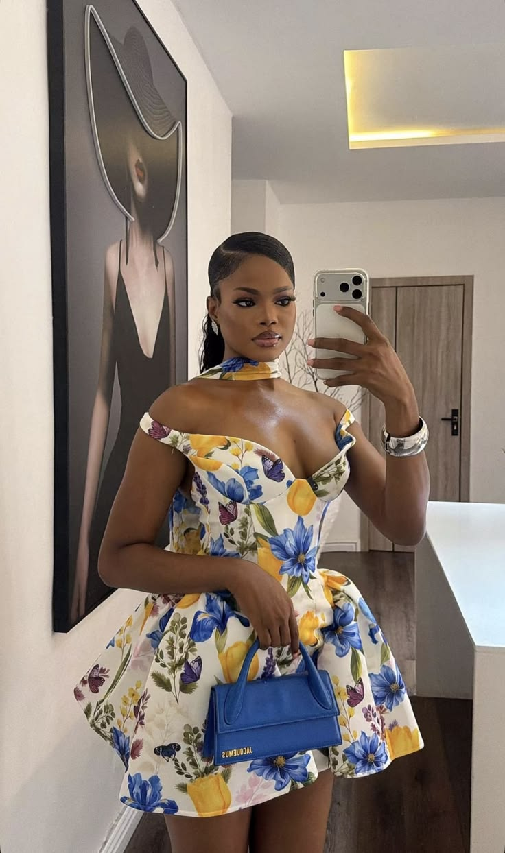 Fashion Satin Print Floral Off The Shoulder Short Homecoming Dress Cocktail Dress SP3734