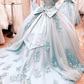 Bow Back Quinceanera Dresses Off Shoulder Ball Gown For 15th Birthday Party Y7248