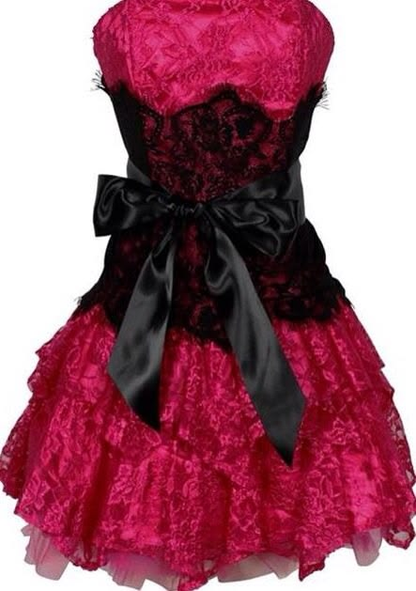 Charming Ivory Lace Short 7th Grade Homecoming Dress Strapless Short Birthday Dress SP3699