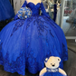 Luxurious Royal Blue Quinceanera Dress,Royal Blue Ball Gown Sweet 16 Dress Y1130