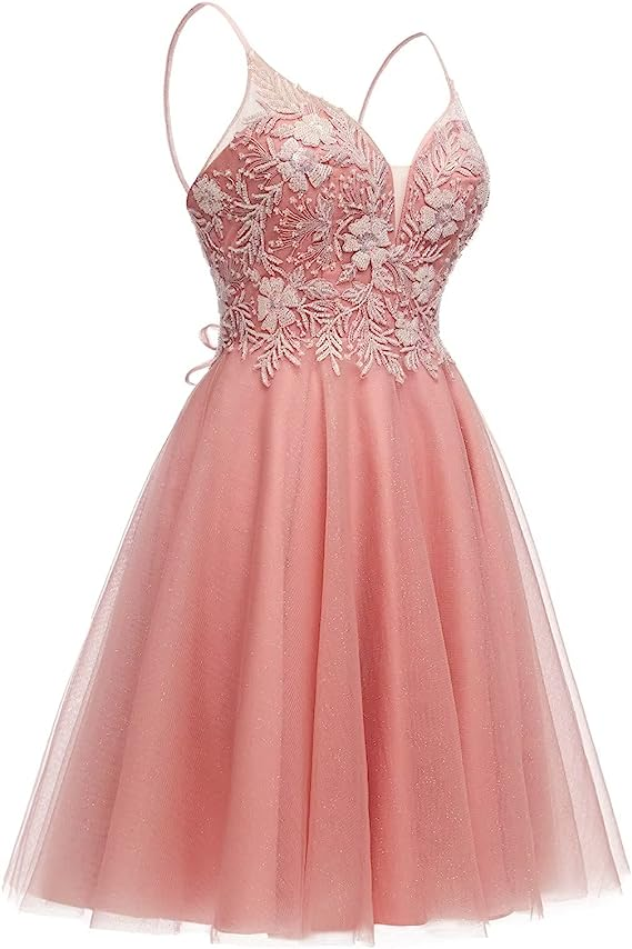 Sparkly Tulle Homecoming Dresses for Teens Mini Cocktail Dress,Y2411