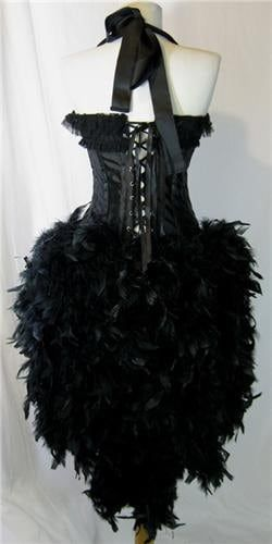 Pink Victorian Feather Short Cocktail Dress Sexy Birthday Outfits Y9022