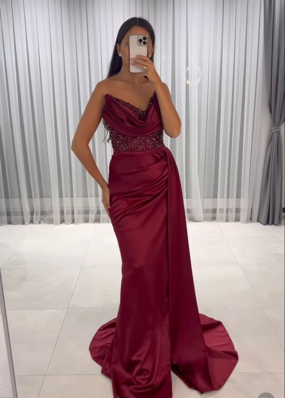 Sexy Mermaid Long Prom Dress,Pageant Dress Y7070