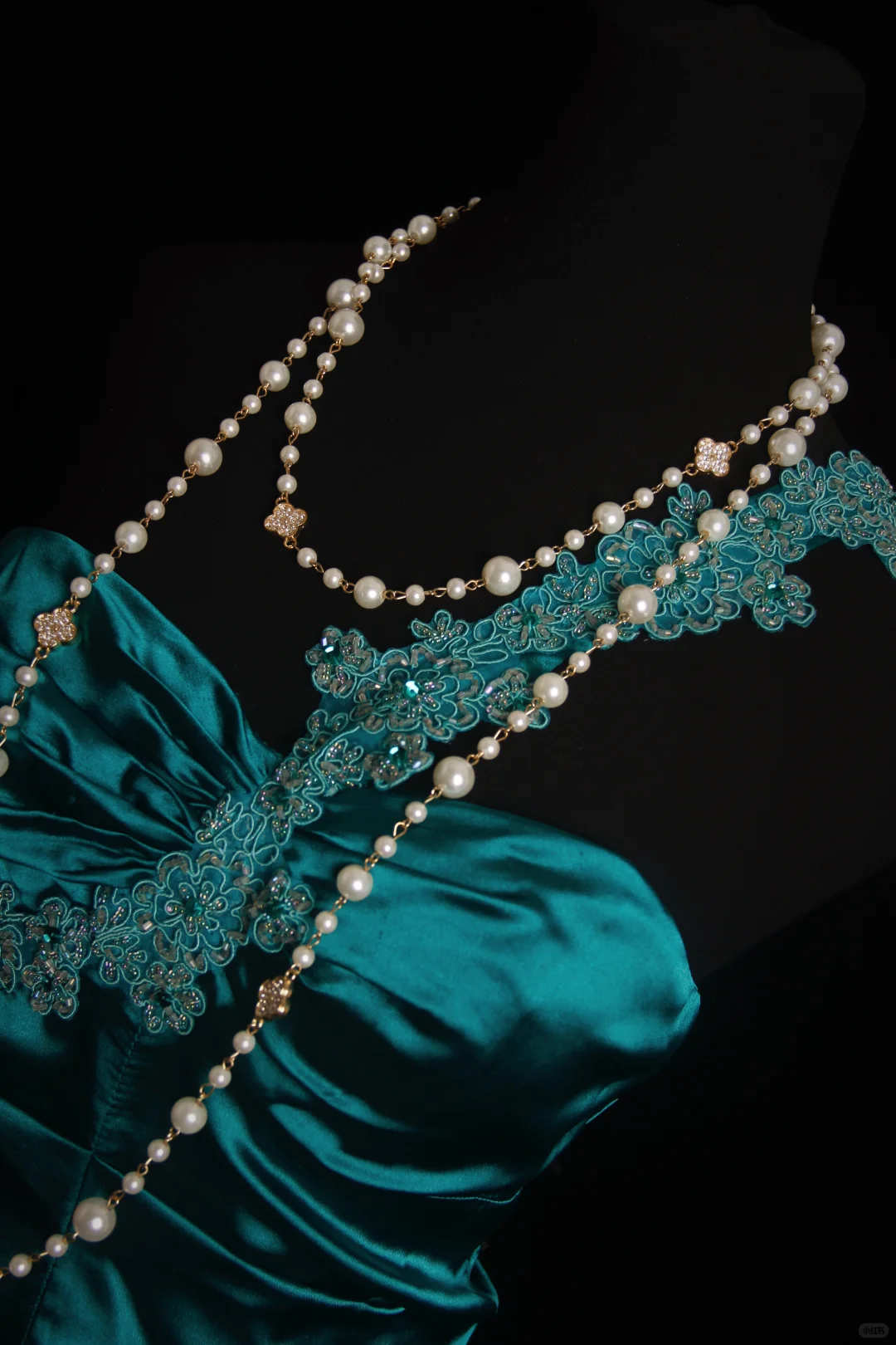 Vintage Green One Shoulder Satin Pleated Beaded Mermaid Long Evening Dress Formal Prom Gowns SP2089