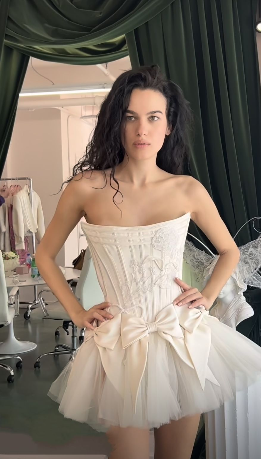 Unique Strapless White Satin Tulle A Line Short 19th Birthday Outfits Homecoming Dress With Bow SP175