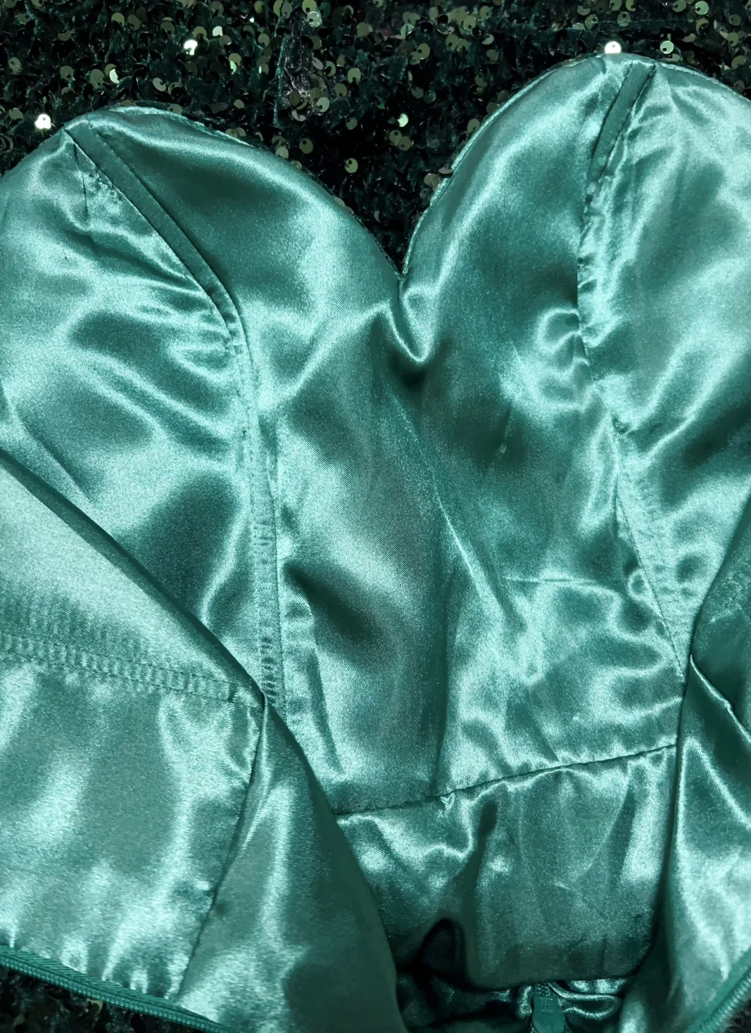 Sparkly Sweetheart Neck Emerald Green Sequin A Line Short Homecoming Dress Cocktail Dress SP2908
