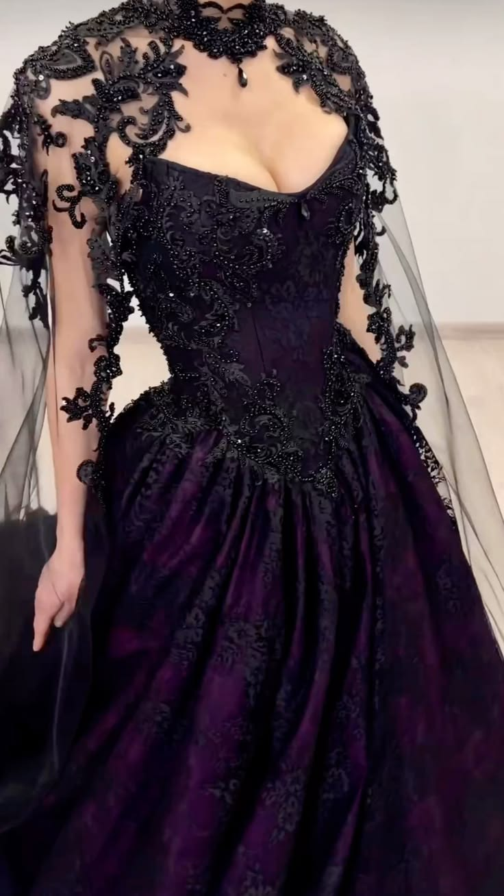 Charming Purple Satin Tulle Appliques Beaded Long Birthday Party Dress Prom Gown SP4146