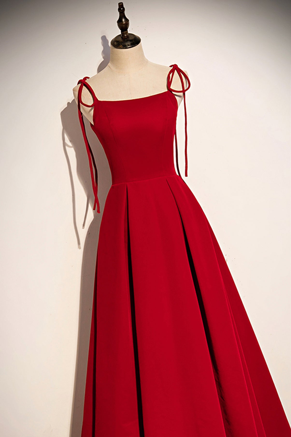 Simple velvet long A line prom dress evening dress s70