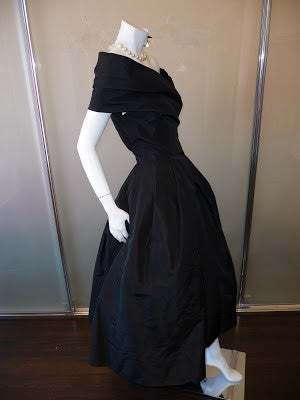 Black Prom Dress,Off The Shoulder Prom Dress,Bodice Prom Dress,Fashion Prom Dress S24639